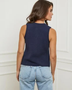 L'Armoire de Suzette Gilets Et Cardigans|Gilet Romy marine