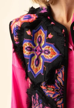 Bleu Blanc Rouge Gilets Et Cardigans|Gilet Romy noir