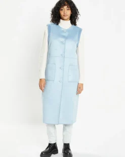 Lou Andrea Gilets Et Cardigans|Gilet réversible en Fausse Fourrure 373 Mont bleu