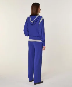 Rodier Gilets Et Cardigans|Gilet Sacha 100% Laine Bi-Couleur bleu outremer