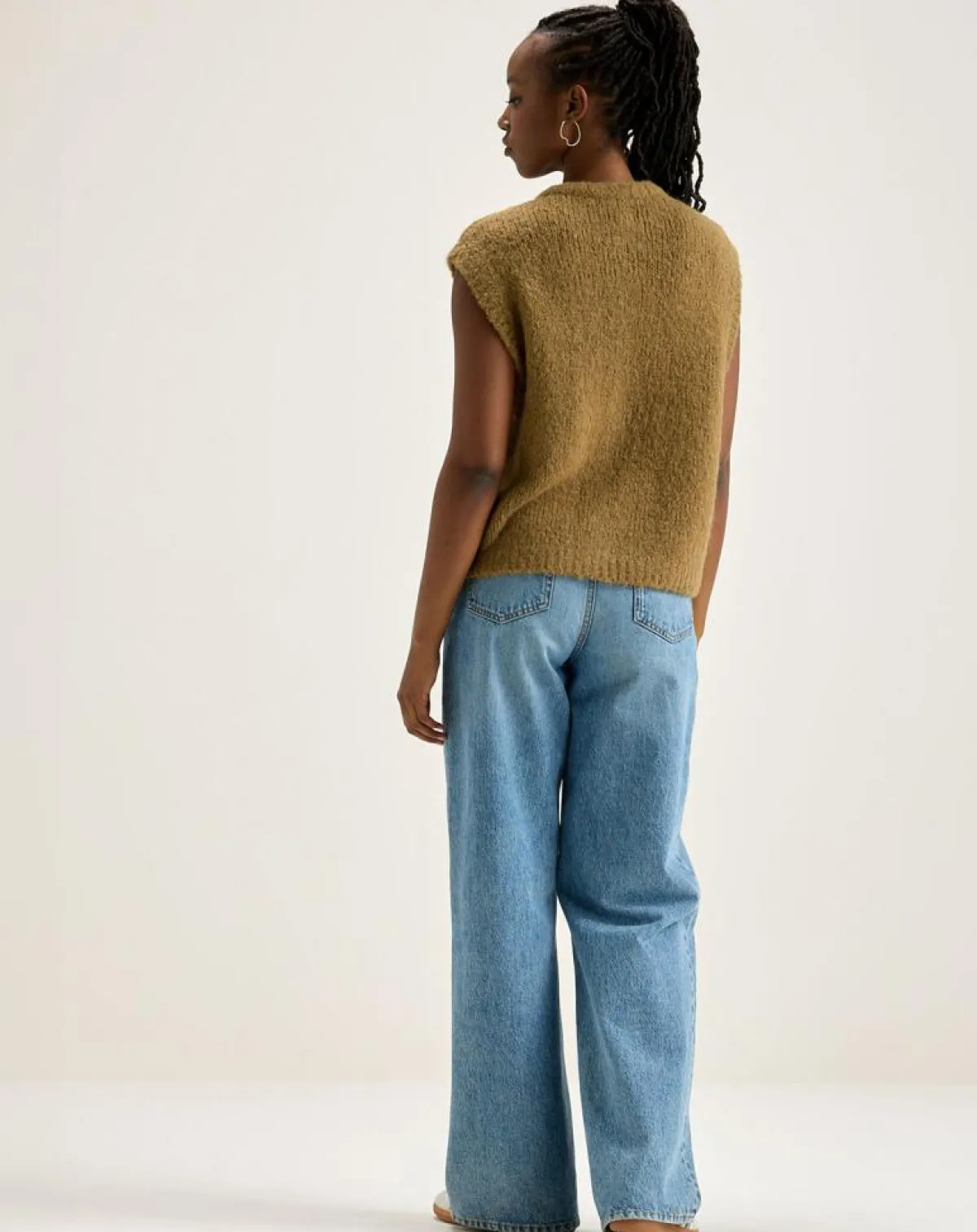 Bellerose Gilets Et Cardigans|Gilet sans manches en Alpaga mélangé Abogi multicolore