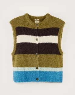 Bellerose Gilets Et Cardigans|Gilet sans manches en Alpaga mélangé Abogi multicolore
