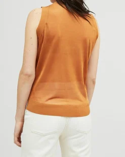 Chloé Stora Gilets Et Cardigans|Gilet Tatiana doré