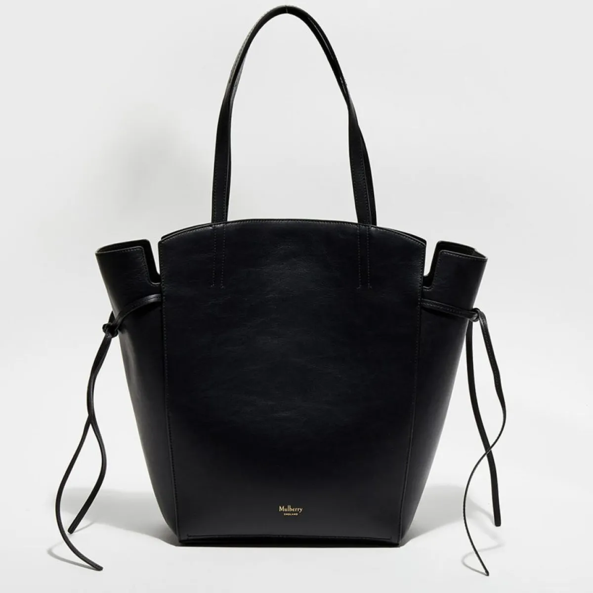 Mulberry Sacs|Grand sac cabas en Cuir Clovelly noir - 50x40x16 cm