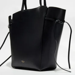 Mulberry Sacs|Grand sac cabas en Cuir Clovelly noir - 50x40x16 cm