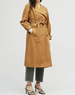 Chloé Stora Manteaux|Imperméable en Toile de coton Guy camel