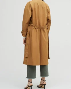 Chloé Stora Manteaux|Imperméable en Toile de coton Guy camel