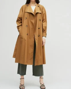 Chloé Stora Manteaux|Imperméable en Toile de coton Guy camel
