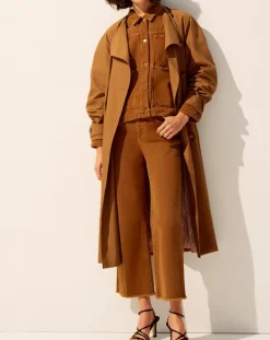 Chloé Stora Manteaux|Imperméable en Toile de coton Guy camel