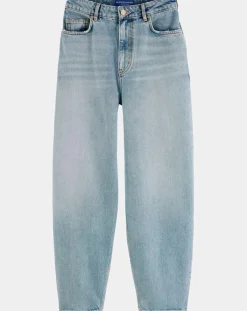 Scotch & Soda Jeans|Jean 100% Coton Bio Ballon bleu clair