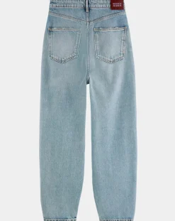 Scotch & Soda Jeans|Jean 100% Coton Bio Ballon bleu clair