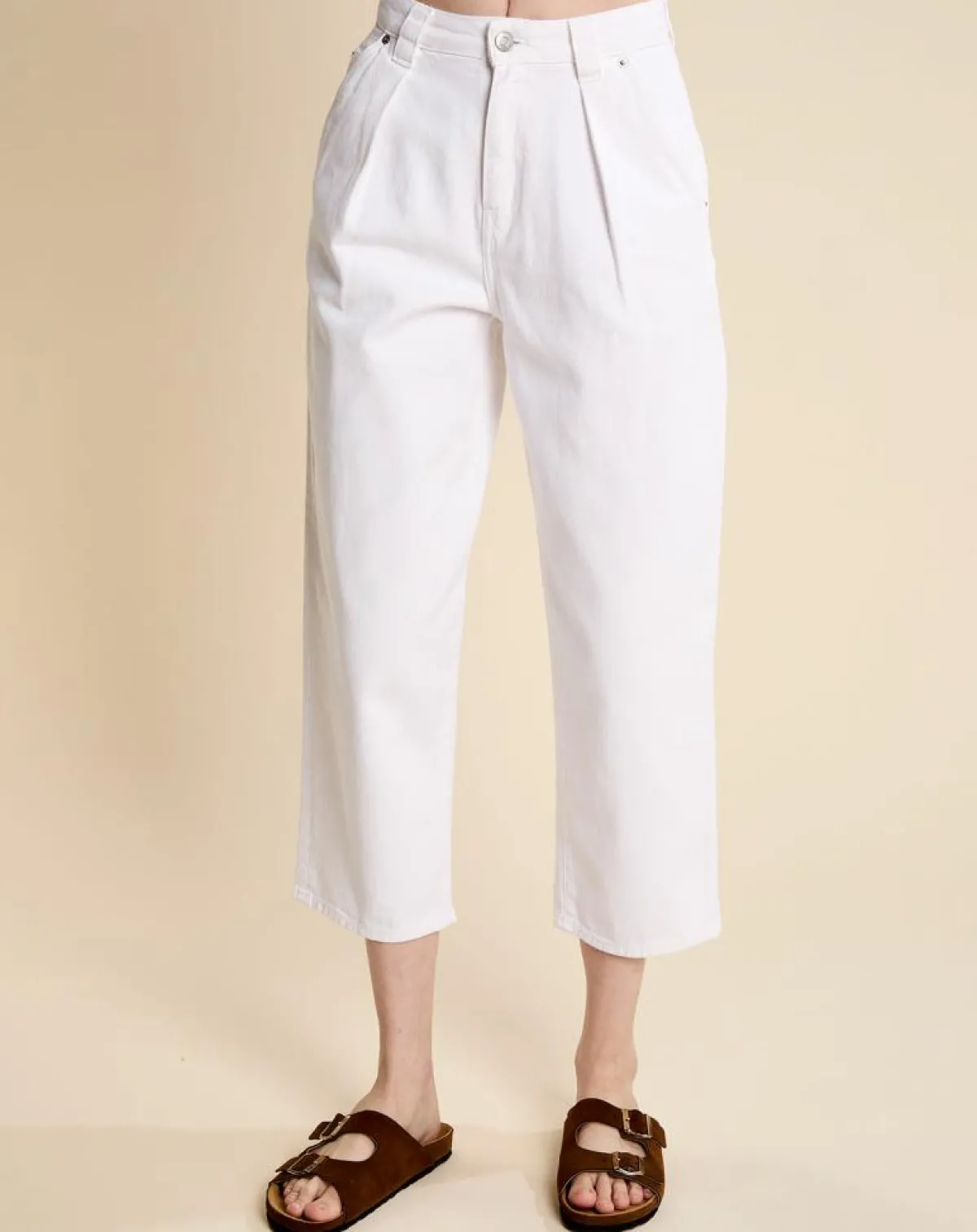 Bellerose Jeans|Jean 100% Coton Bio Pram blanc