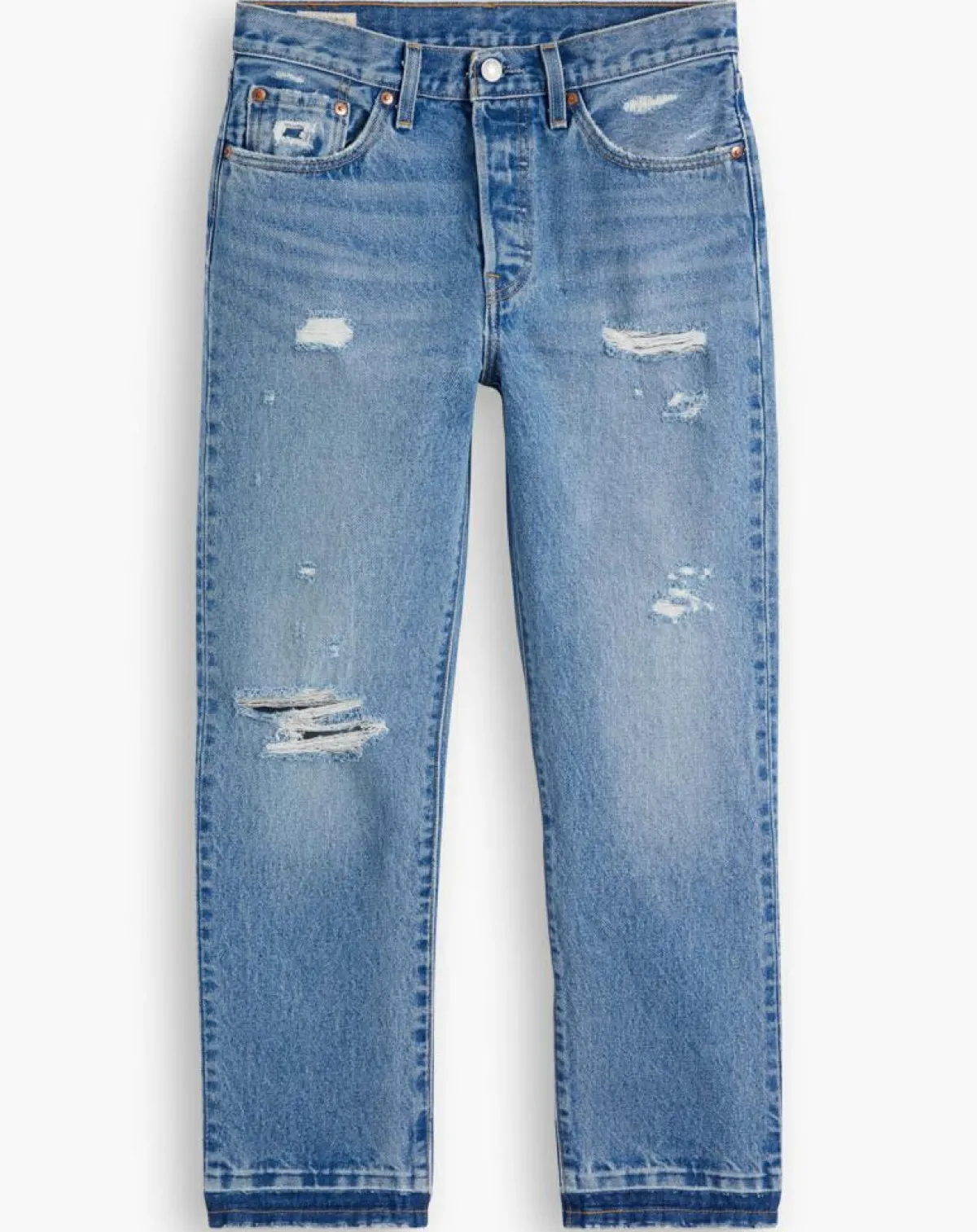 Levi's® Jeans|Jean 501 Crop coupe droite bleu
