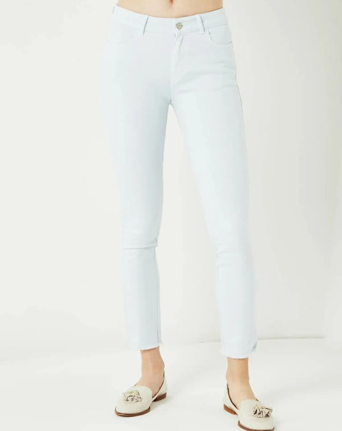 Cuisse de Grenouille Jeans|Jean 7/8 Enigme bleu clair