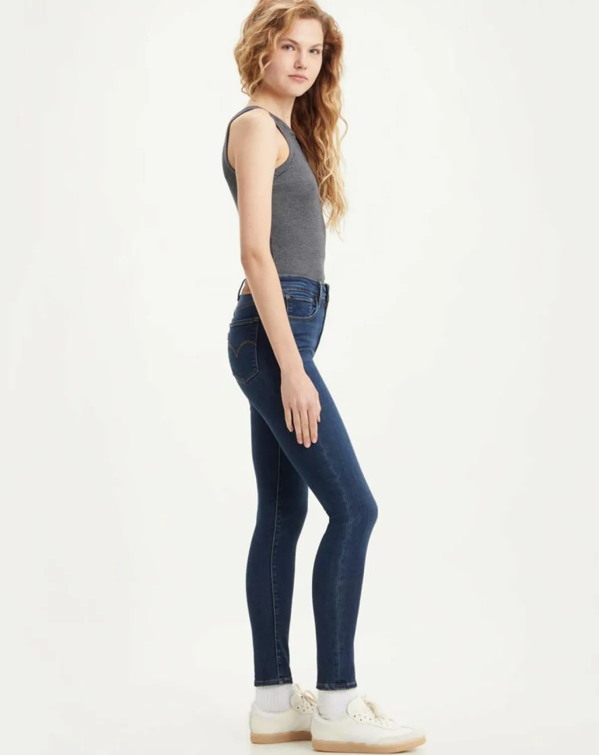 Levi's® Jeans|Jean 721 High Rise Skinny taille haute bleu brut