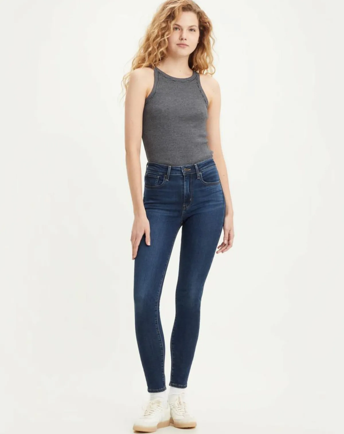 Levi's® Jeans|Jean 721 High Rise Skinny taille haute bleu brut
