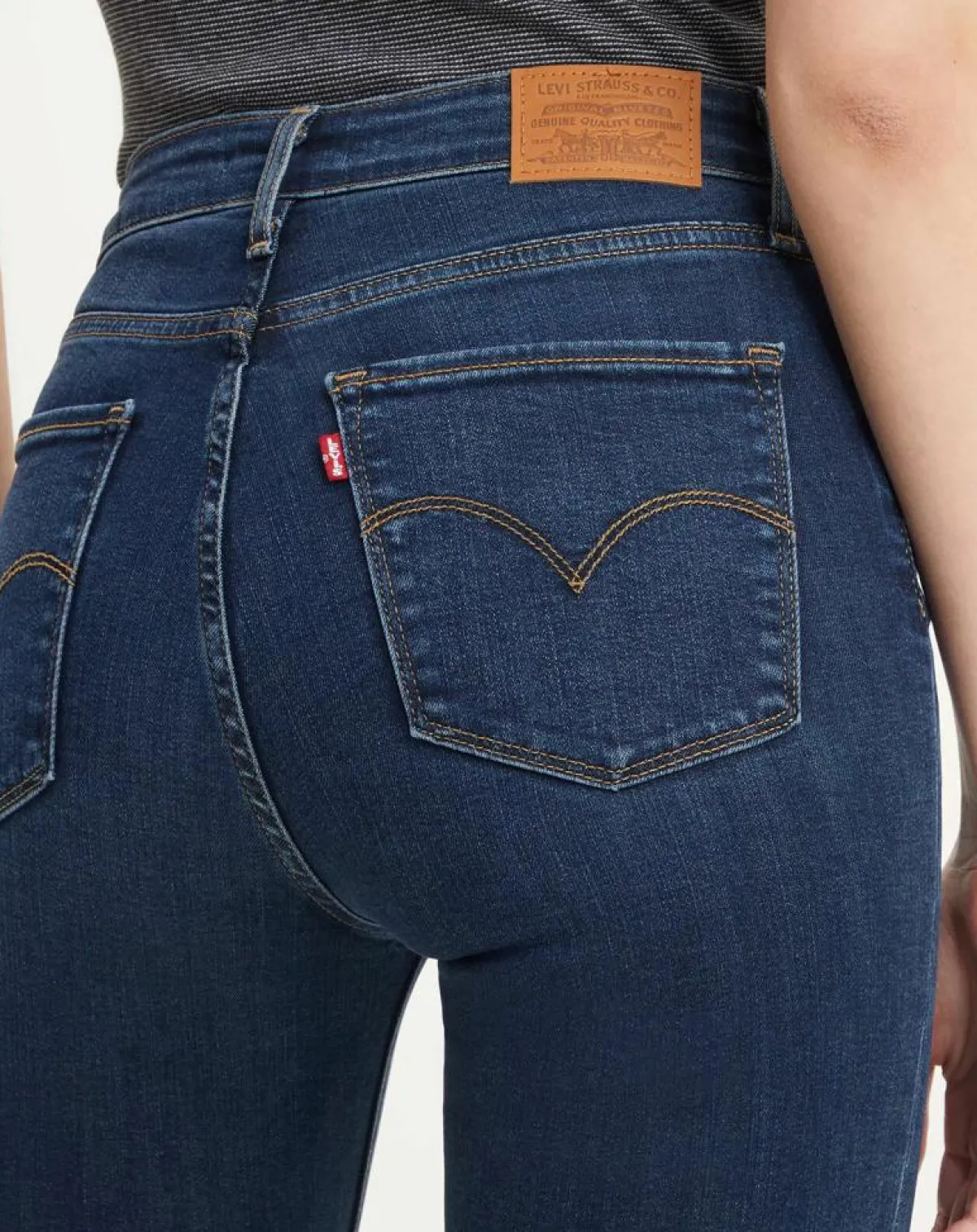 Levi's® Jeans|Jean 721 High Rise Skinny taille haute bleu brut