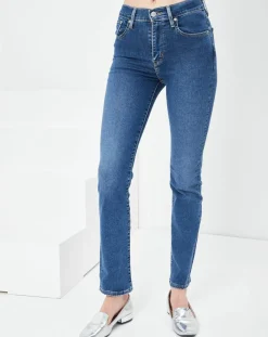 Levi's® Jeans|Jean 724 High Straight Paris Stroll bleu
