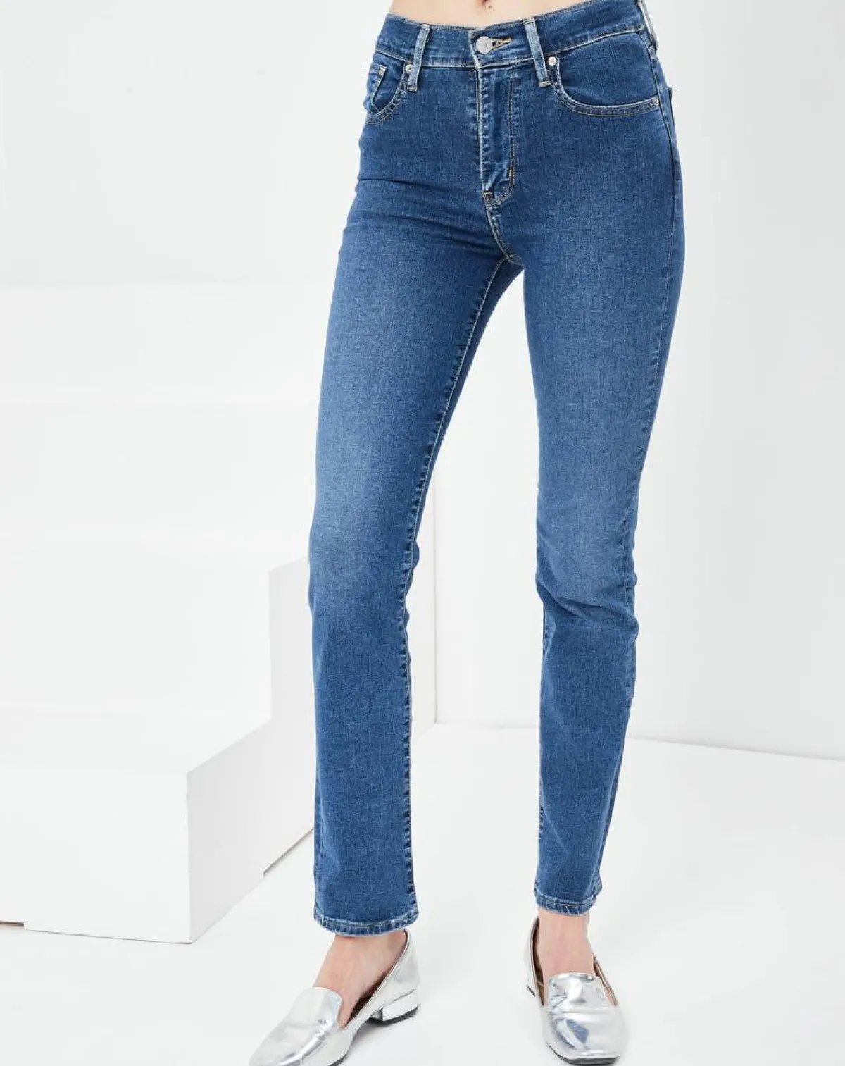 Levi's® Jeans|Jean 724 High Straight Paris Stroll bleu