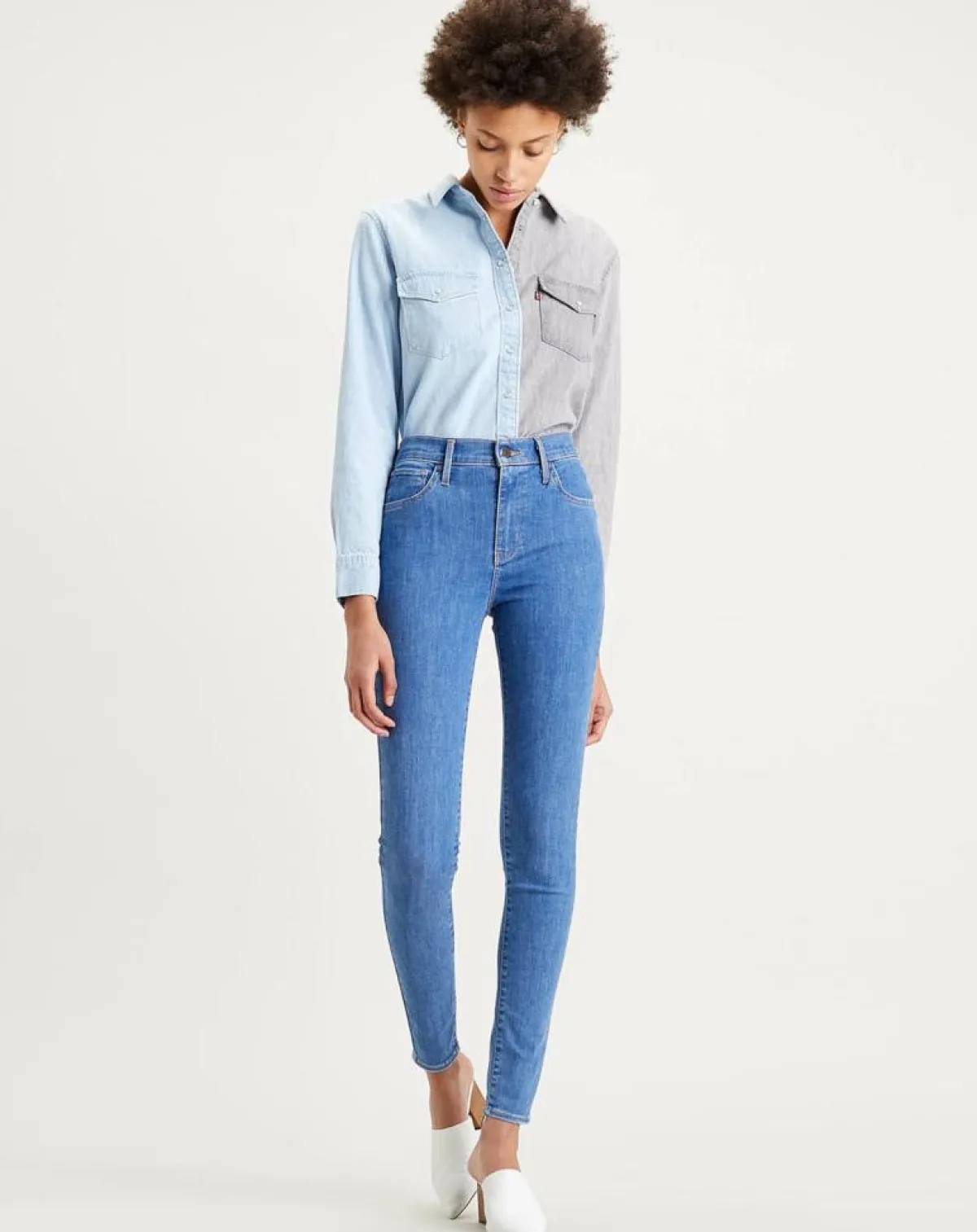 Levi's® Jeans|Jean 720 Hirise Super Skinny sculpt Eclips bleu