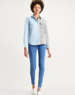 Levi's® Jeans|Jean 720 Hirise Super Skinny sculpt Eclips bleu