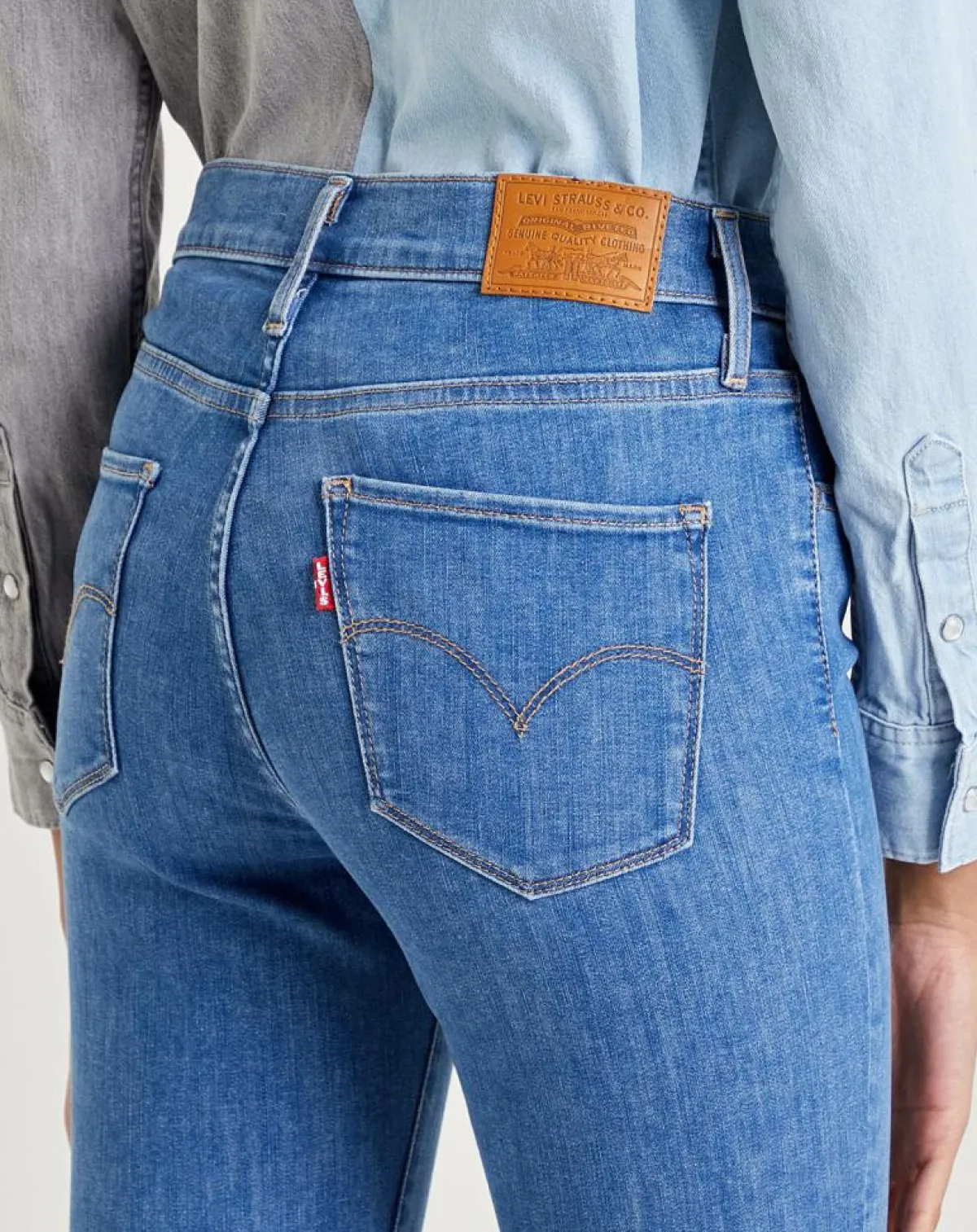 Levi's® Jeans|Jean 720 Hirise Super Skinny sculpt Eclips bleu