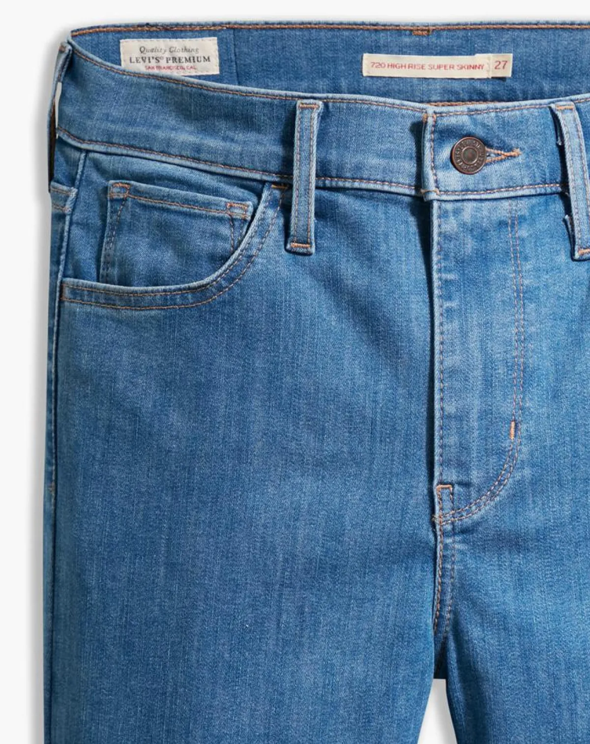 Levi's® Jeans|Jean 720 Hirise Super Skinny sculpt Eclips bleu