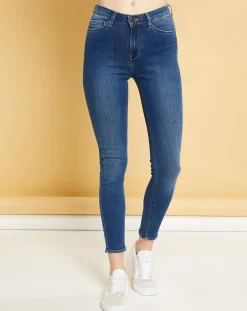Acquaverde Jeans|Jean slim Twiggy bleu foncé