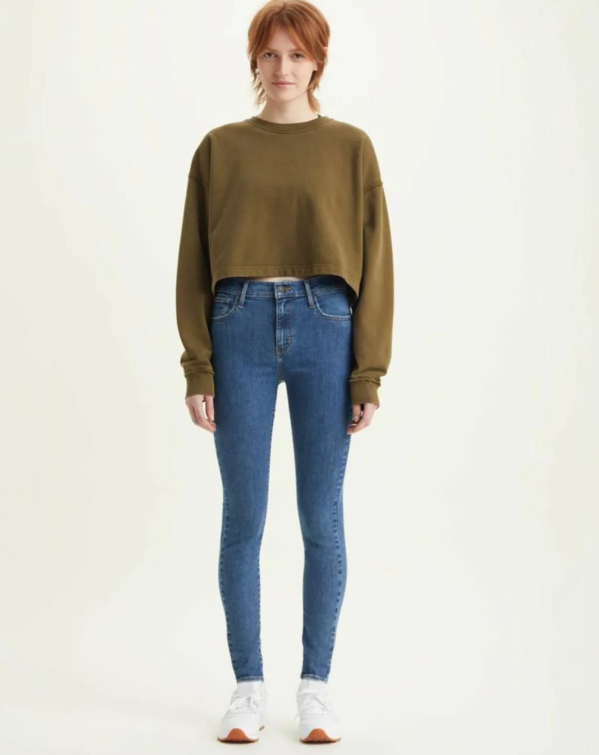 Levi's® Jeans|Jean 720 super Skinny taille haute bleu foncé