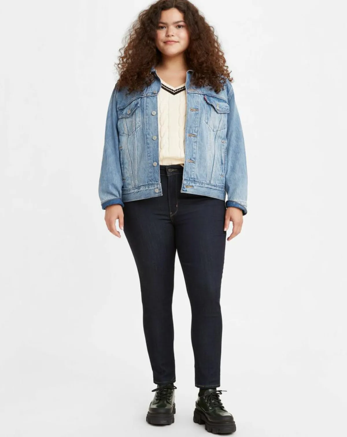 Levi's® Jeans|Jean 721 taille haute Sculpt with Hypersoft bleu brut