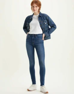 Levi's® Jeans|Jean 721 taille haute Skinny bleu foncé
