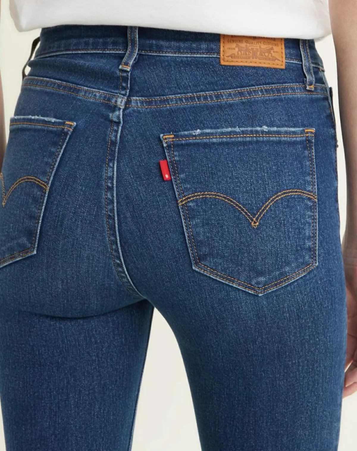 Levi's® Jeans|Jean 721 taille haute Skinny bleu foncé