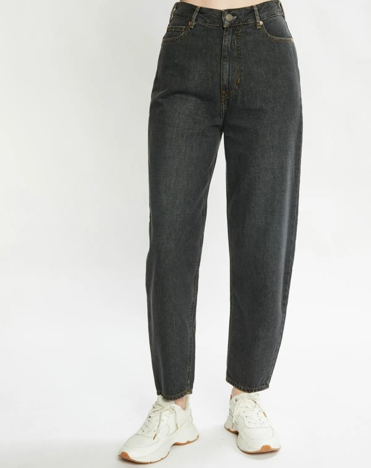 Scotch & Soda Jeans|Jean Balloon Ample gris foncé