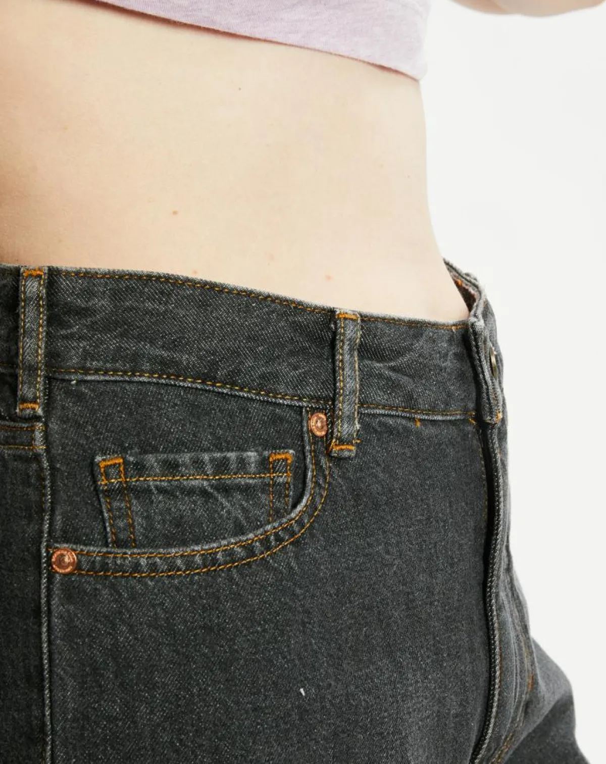 Scotch & Soda Jeans|Jean Balloon Ample gris foncé