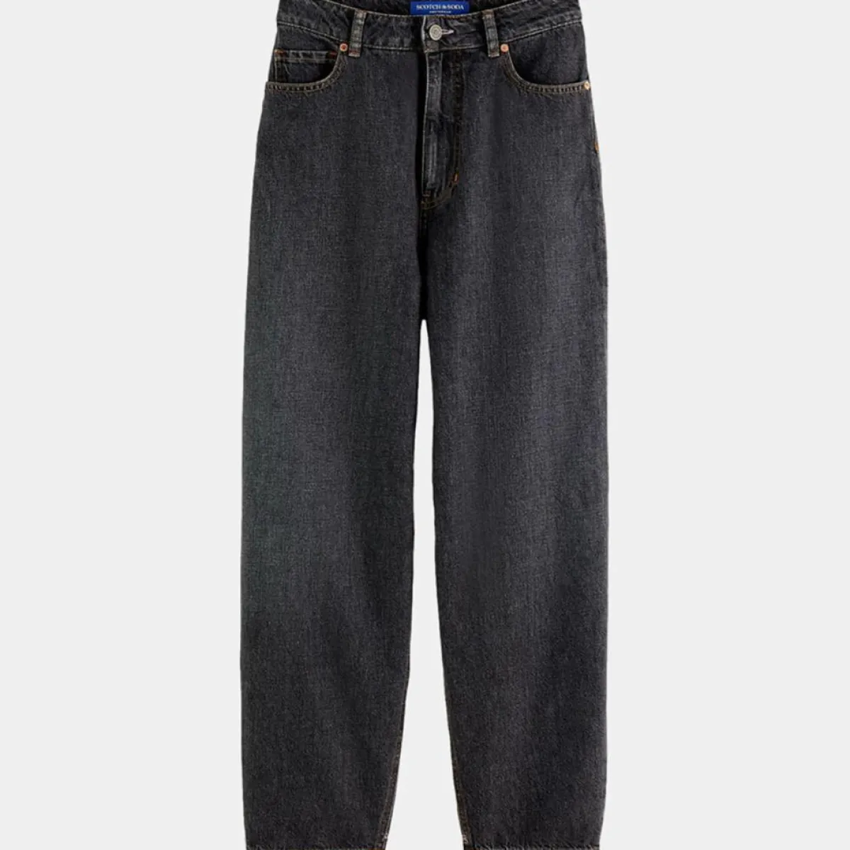 Scotch & Soda Jeans|Jean Balloon Ample gris foncé