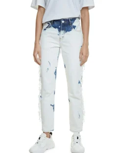 Desigual Jeans|Jean Bleach blanc/bleu
