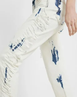 Desigual Jeans|Jean Bleach blanc/bleu