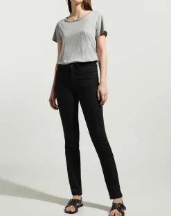 Jodhpur Jeans|Jean Bmock droit brut noir