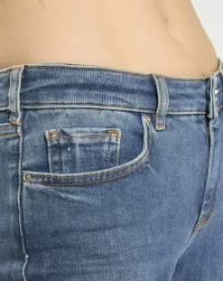 Scotch & Soda Jeans|Jean bohemienne taille haute Skinny bleu moyen