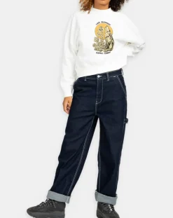 Element Jeans|Jean brut large bleu foncé