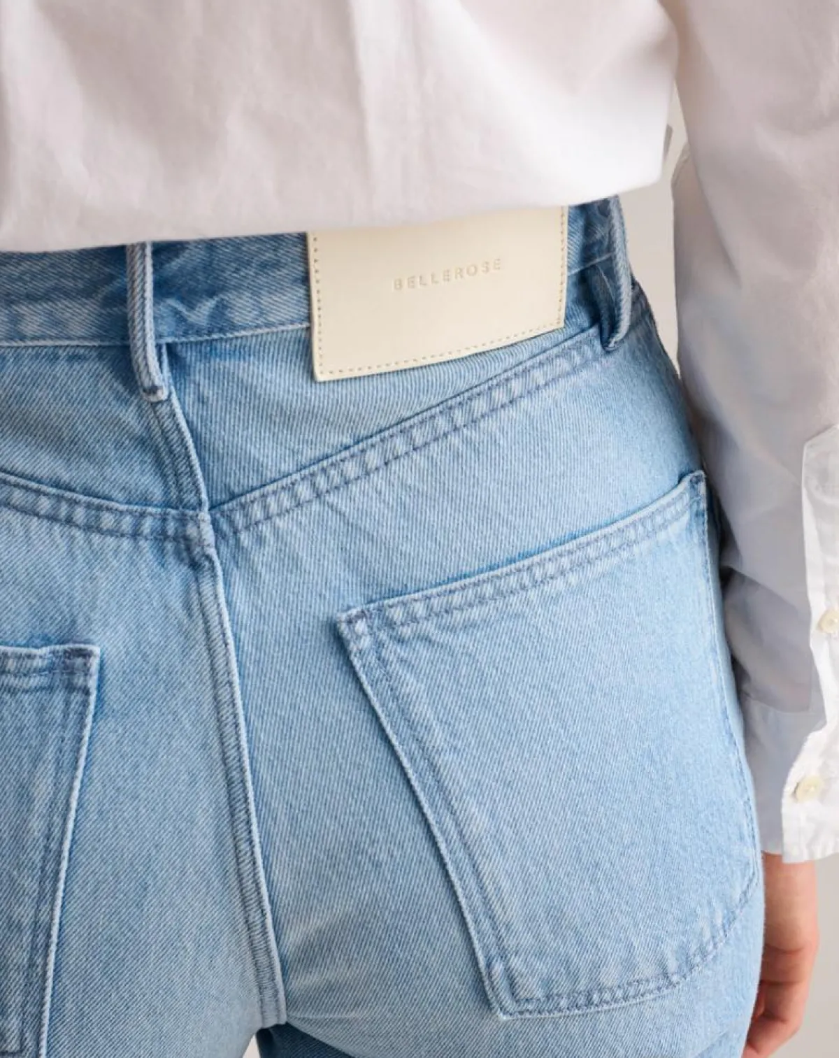 Bellerose Jeans|Jean casual 100% Coton Bio Perkins bleu vintage