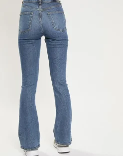 Scotch & Soda Jeans|Jean charm flare taille haute bleu moyen
