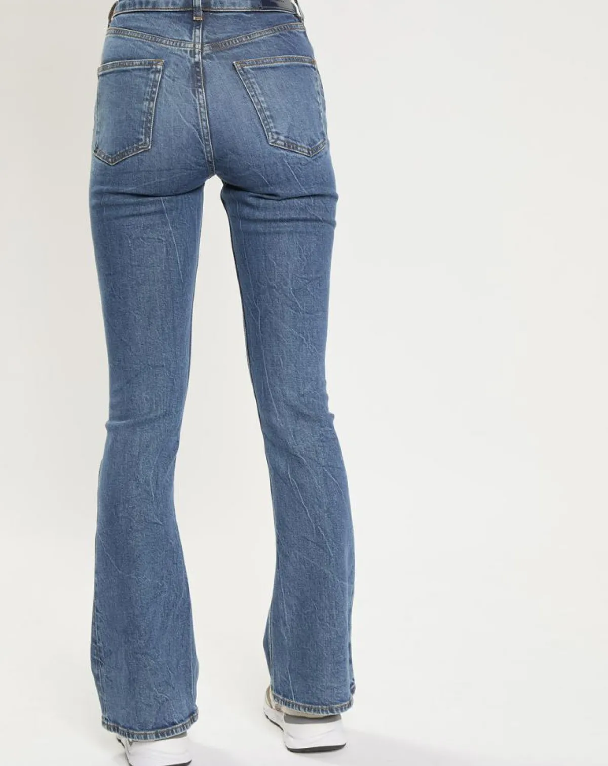 Scotch & Soda Jeans|Jean charm flare taille haute bleu moyen