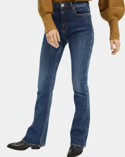 Scotch & Soda Jeans|Jean charm flare taille haute bleu moyen