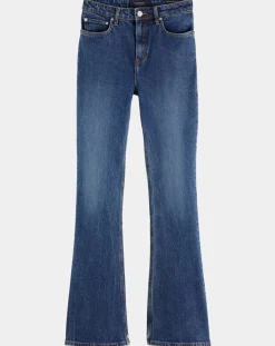 Scotch & Soda Jeans|Jean charm flare taille haute bleu moyen