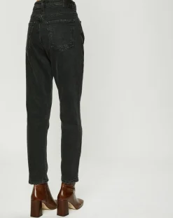 Esprit Jeans|Jean court authentique en coton biologique Slim gris moyen