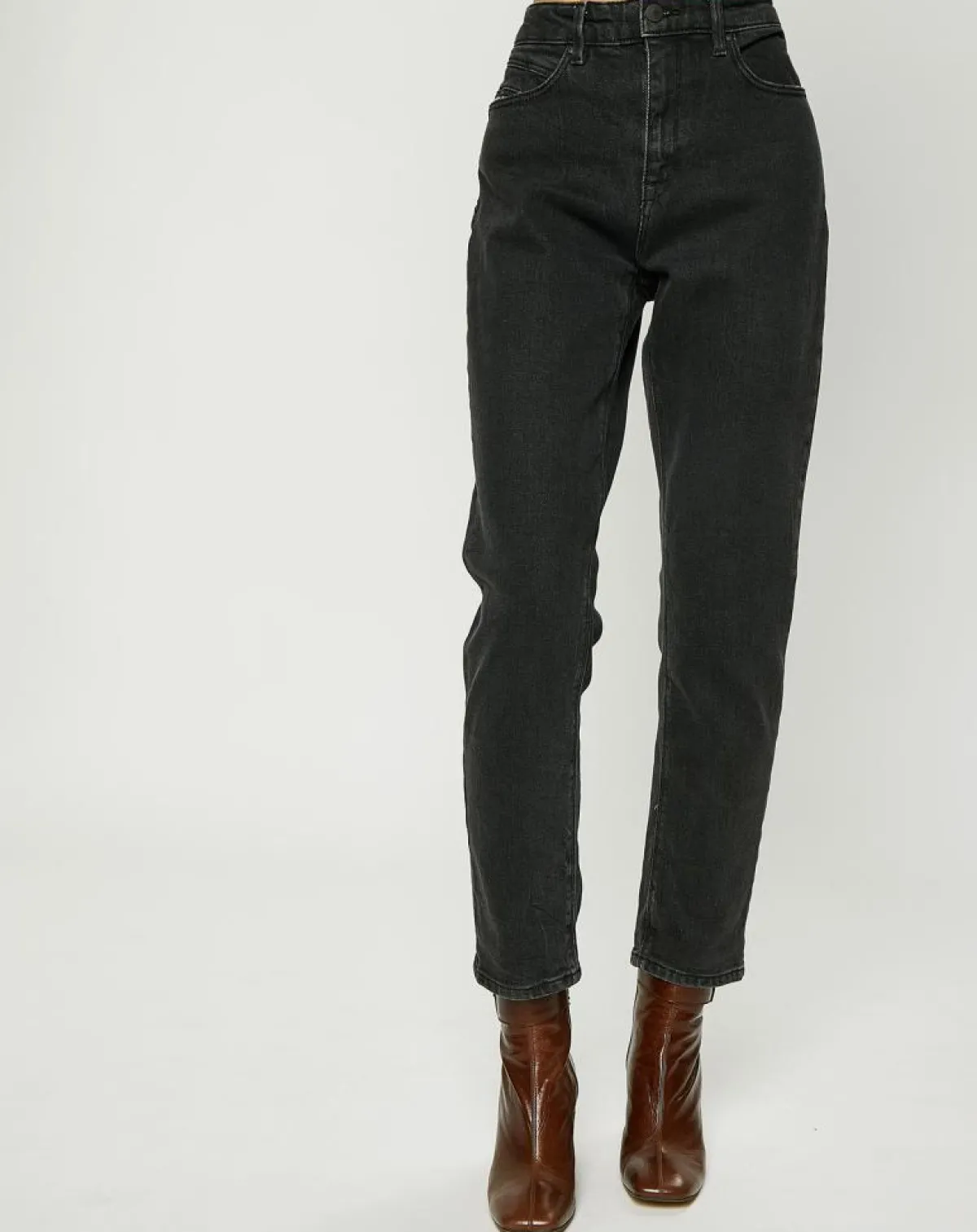 Esprit Jeans|Jean court authentique en coton biologique Slim gris moyen