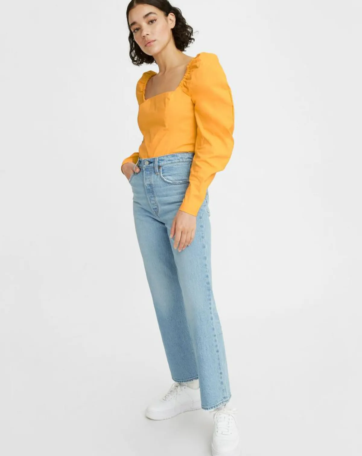 Levi's® Jeans|Jean crop boot Ribcage bleu