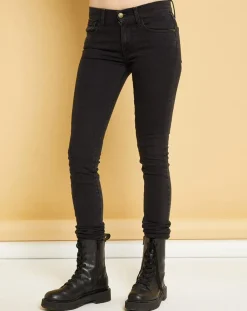 Acquaverde Pantalons|Jean Denim Black Hanneli bleu marine