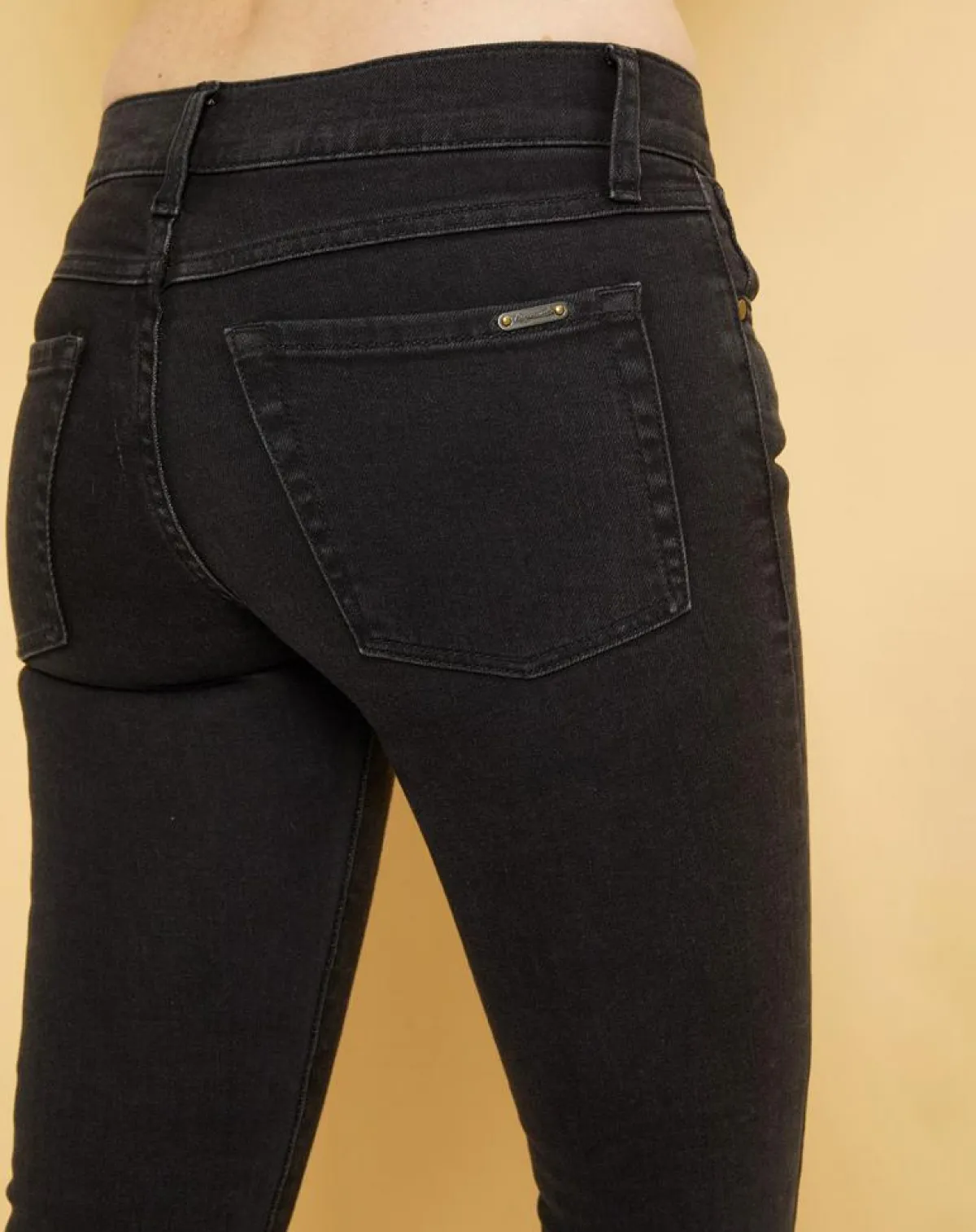 Acquaverde Pantalons|Jean Denim Black Hanneli bleu marine